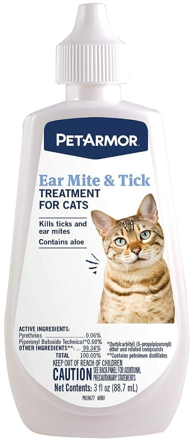 PetArmor Ear Mite and Tick Treatment for Cats