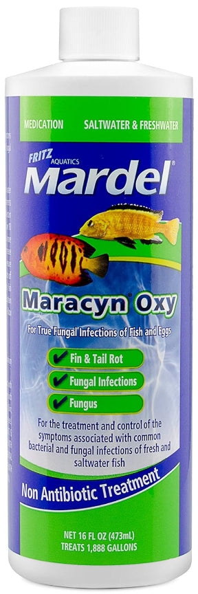 Fritz Aquatics Maracyn Oxy Fungal Treatment for Freshwater and Saltwater Aquariums