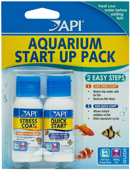 API Aquarium Start Up Pack Stress Coat + and Quick Start