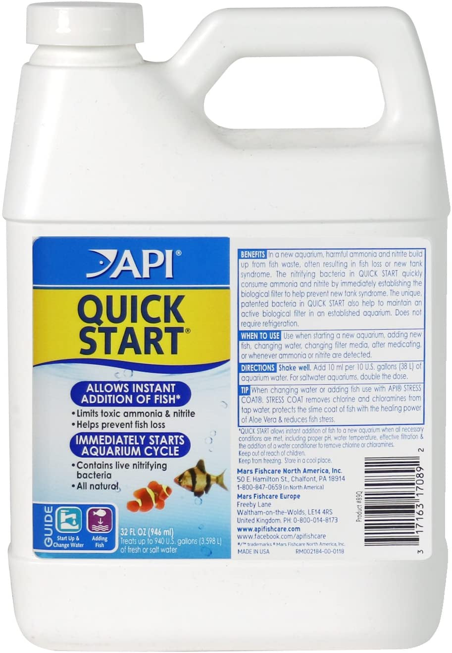 API Quick Start Water Conditioner