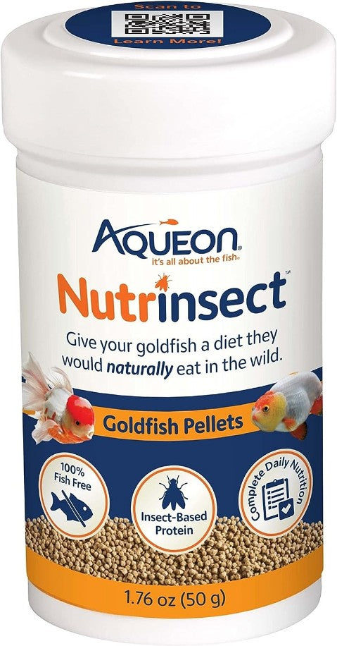 Aqueon Nutrinsect Goldfish Pellets