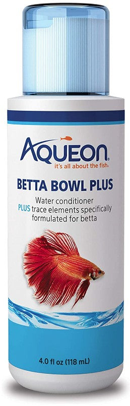 Aqueon Betta Bowl Plus Water Conditioner Plus Trace Elements For Bettas