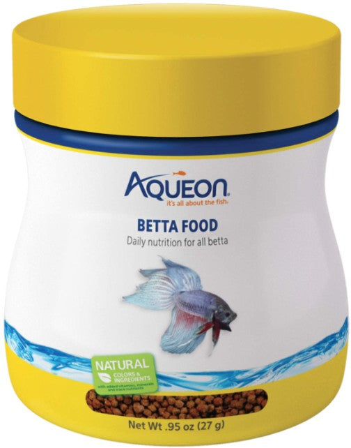 Aqueon Betta Fish Food Daily Nutrition for All Bettas