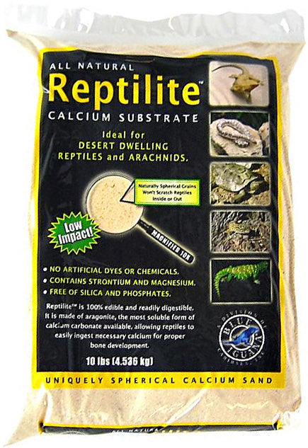 Blue Iguana Reptilite Calcium Substrate for Reptiles Aztec Gold