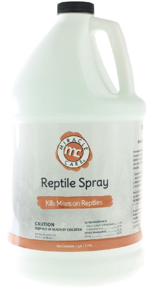 Miracle Care Reptile Spray Kills Mites on Reptiles
