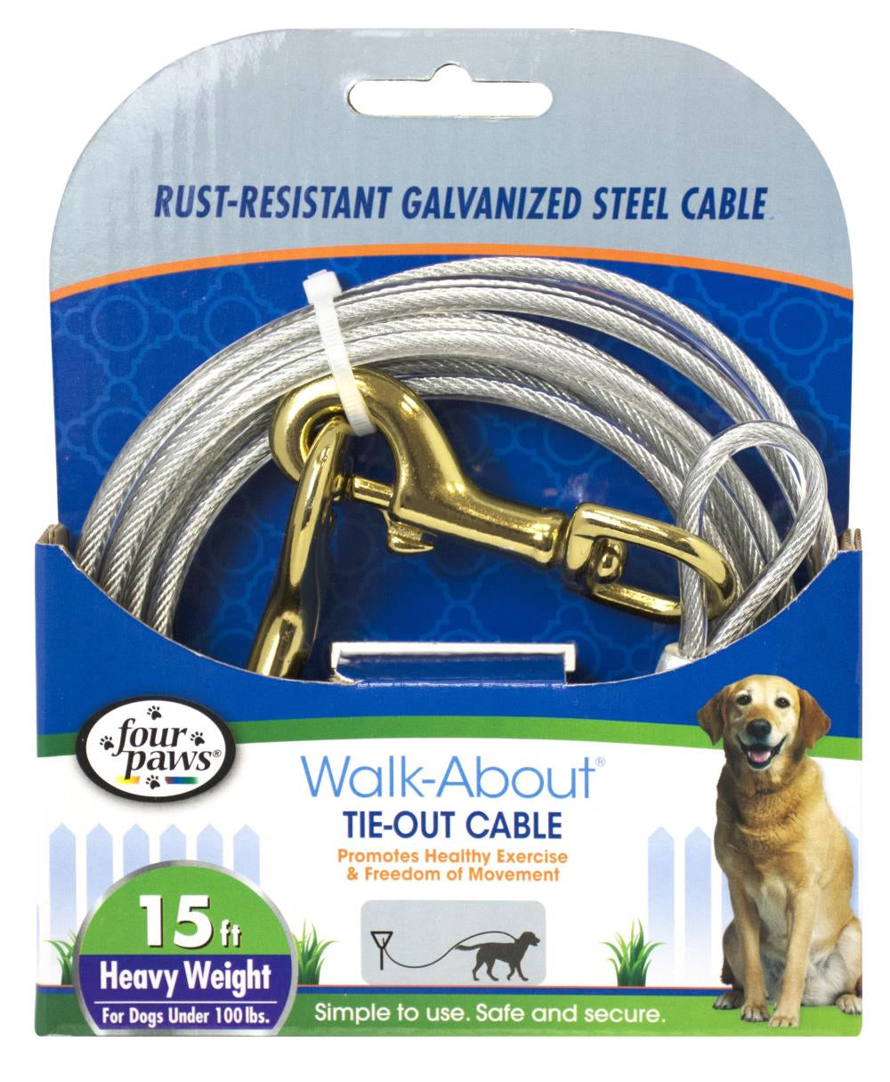Four Paws Tie-Out Cable Heavy Weight