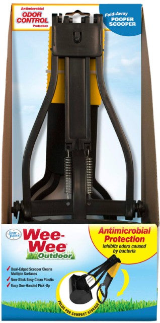 Four Paws Wee Wee Outdoor Allens Spring Action Pooper Scooper with Foldable Scooper