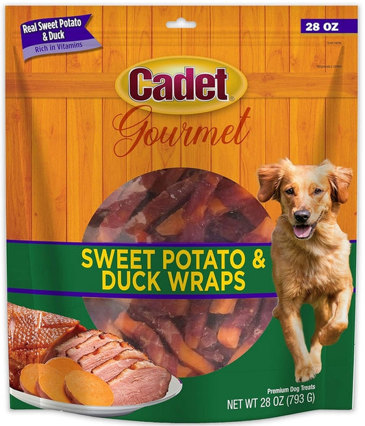 Cadet Gourmet Sweet Potato and Duck Wraps for Dogs