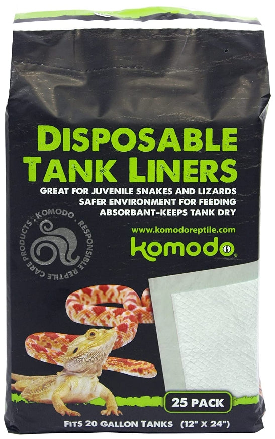 Komodo Repti-Pads Disposable Tank Liners 12 x 24 Inch