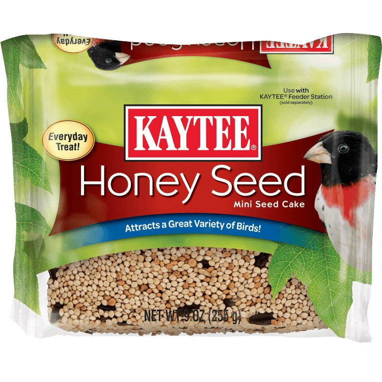 Kaytee Honey Seed Mini Seed Cake for Wild Birds
