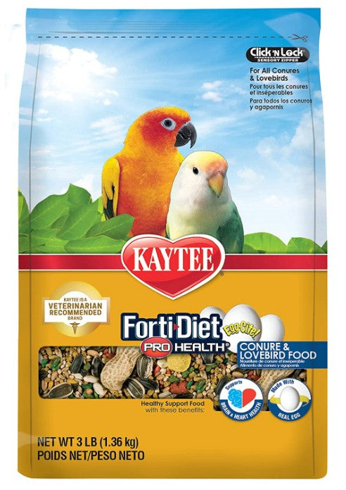 Kaytee Forti Diet Pro Health Egg-Cite! Healthy Support Diet Conure and Lovebird
