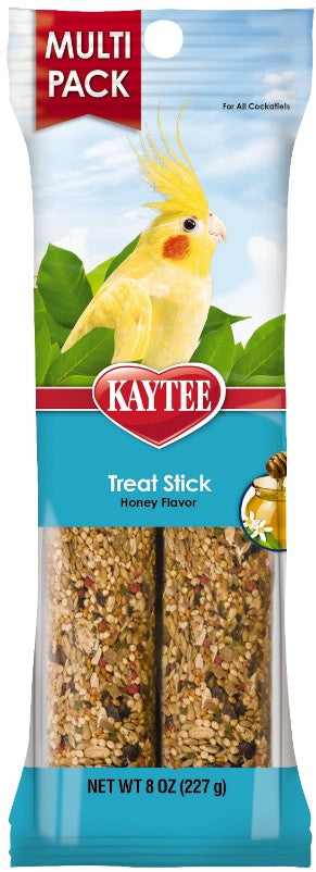 Kaytee Forti Diet Pro Health Honey Treat Sticks for Cockatiels