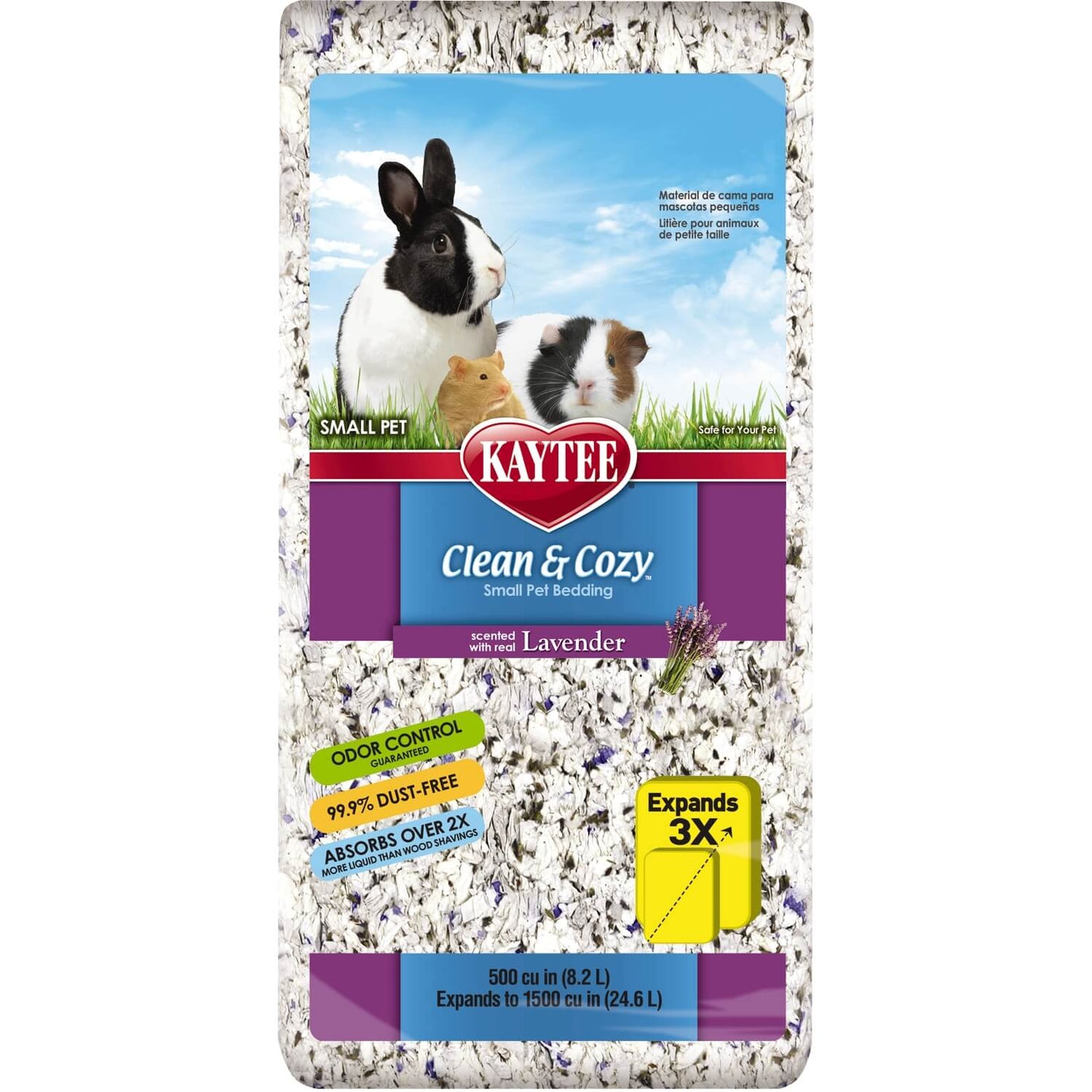 Kaytee Clean and Cozy Small Pet Bedding Lavender Scented