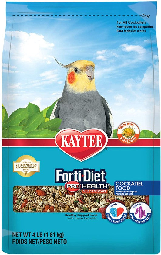 Kaytee Forti Diet Pro Health Safflower Healthy Diet Cockatiel