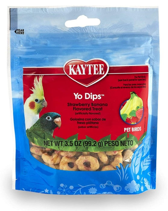 Kaytee Fiesta Yogurt Dipped Treats for Birds Strawberry/Banana