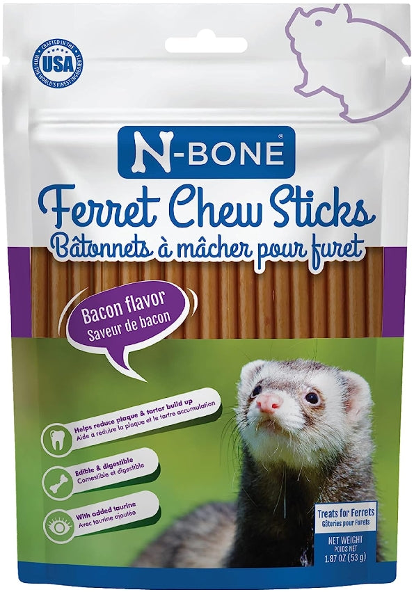 N-Bone Ferret Chew Sticks Bacon Flavor