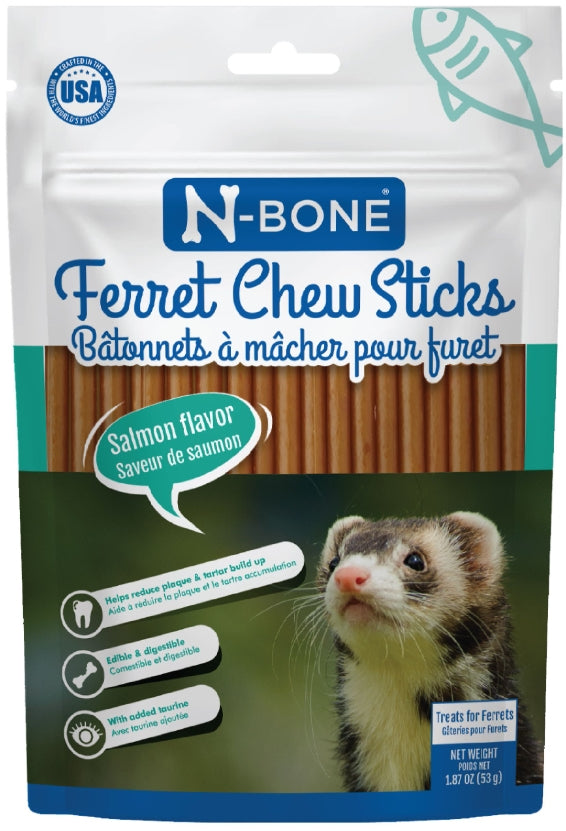 N-Bone Ferret Chew Sticks Salmon Flavor