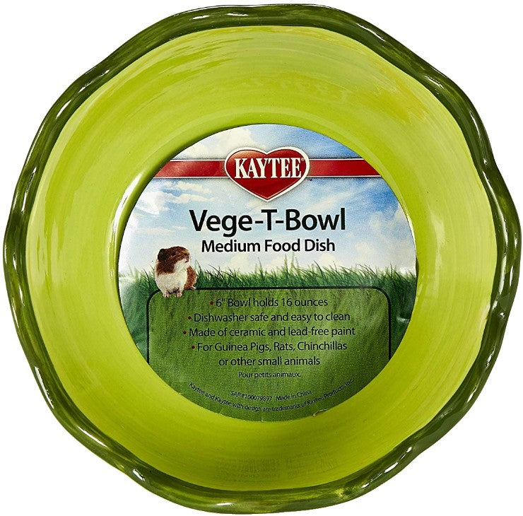 Kaytee Vege-T-Bowl Cabbage Medium Food Dish