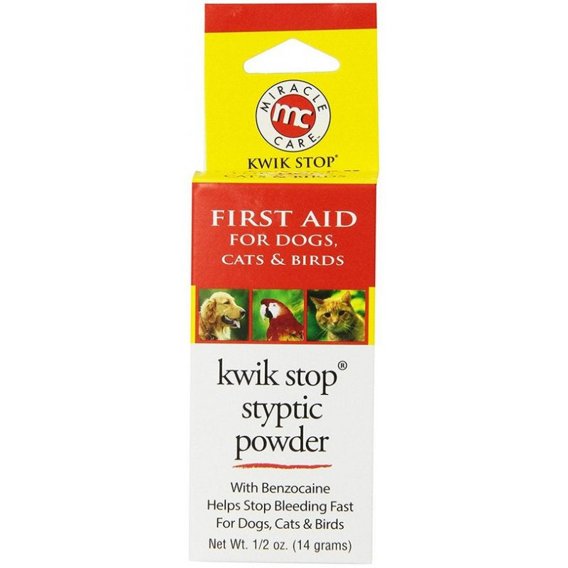 Miracle Care Kwik Stop Styptic Powder for Dogs, Cats and Birds