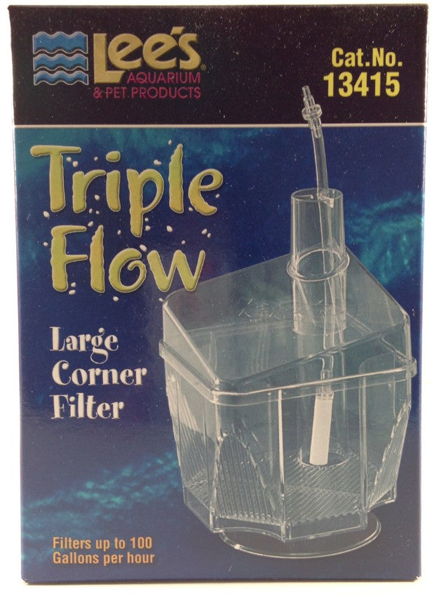 Lees Triple Flow Corner Aquarium Filter