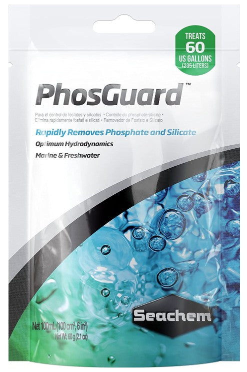 Seachem PhosGuard Rapidly Removes Phosphate and Silicate for Marine and Freshwater Aquariums