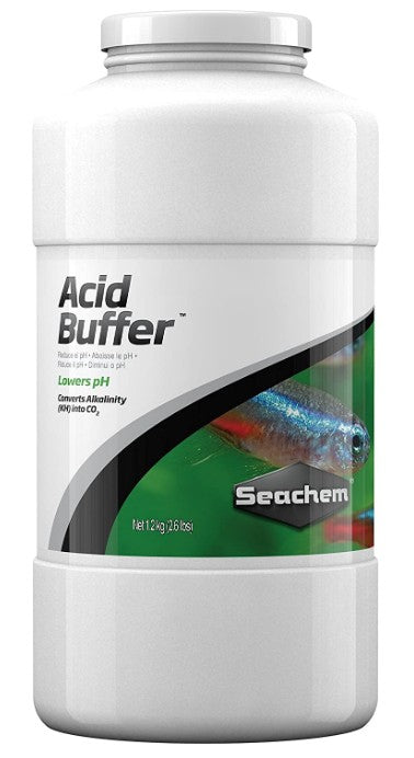 Seachem Acid Buffer Lowers pH in Aquariums