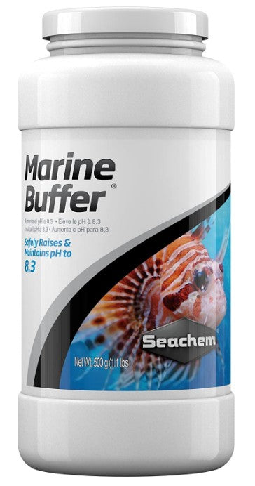 Seachem Marine Buffer Safely Raises and Maintains pH to 8.3 in Aquariums