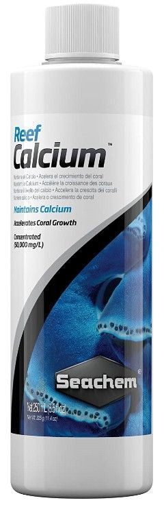 Seachem Reef Calcium Maintains Calcium and Accelerates Coral Groth in Aquariums