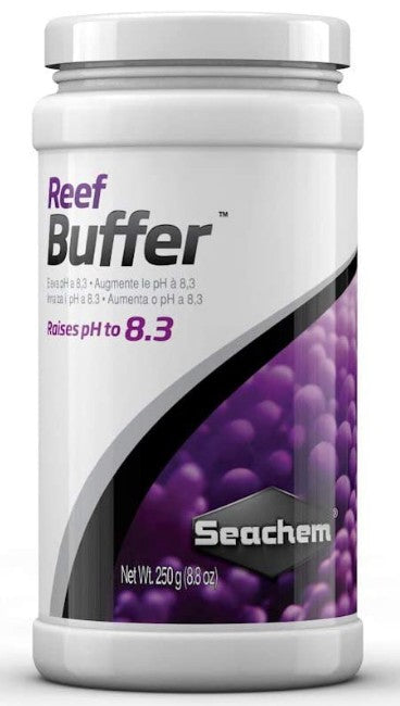 Seachem Reef Buffer Raises pH to 8.3 in Aquariums