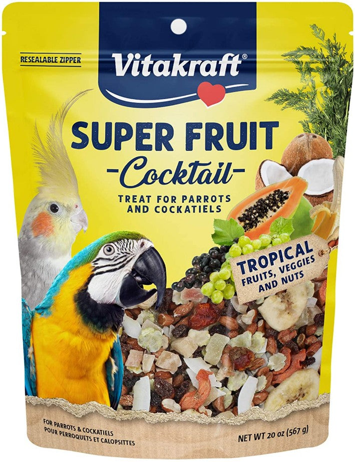 Vitakraft Super Fruit Cocktail Treat for All Parrots and Cockatiels