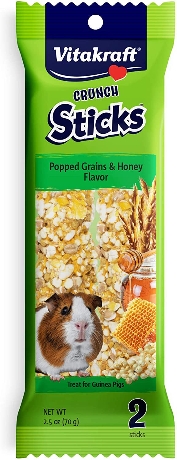 Vitakraft Crunch Sticks with Popped Grains and Honey Guinea Pig Treat