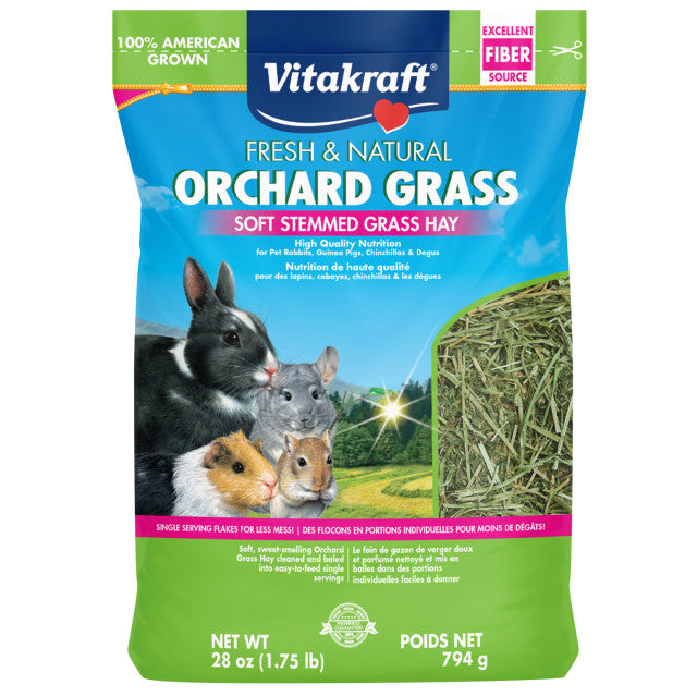 Vitakraft Orchard Grass Soft Stemmed Grass Hay