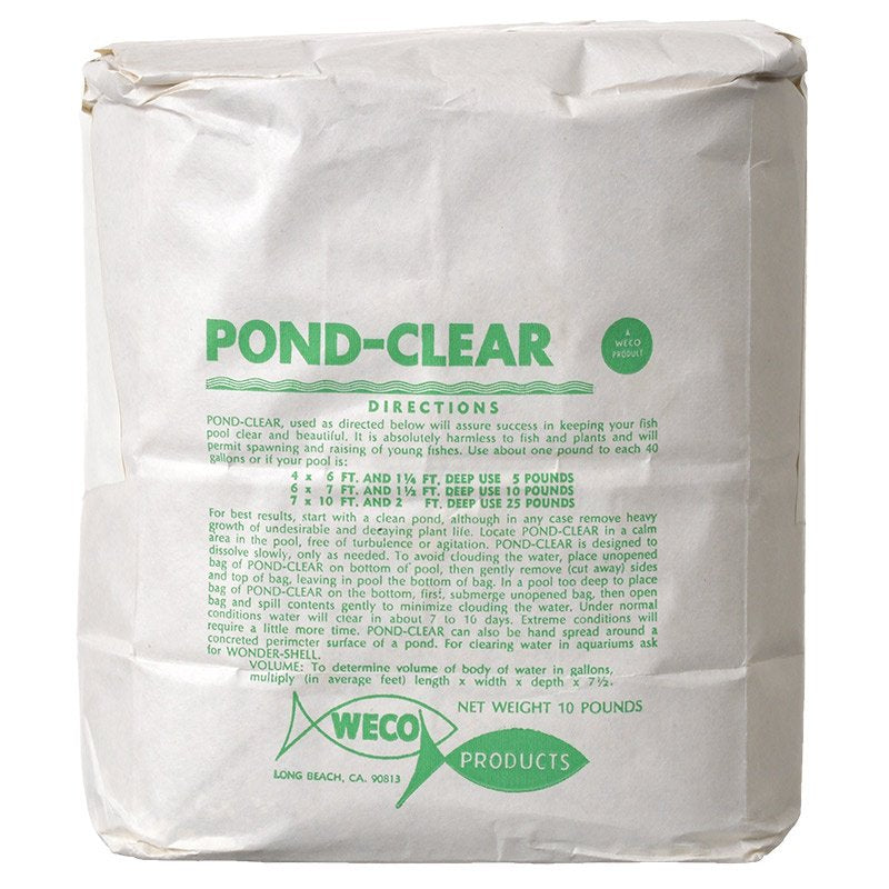 Weco Pond-Clear Keeps Pond Water Clear and Beautiful