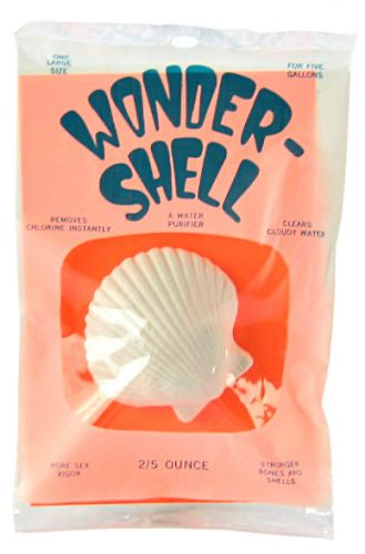 Weco Wonder Shell Removes Chlorine and Clears Cloudy Water in Aquariums