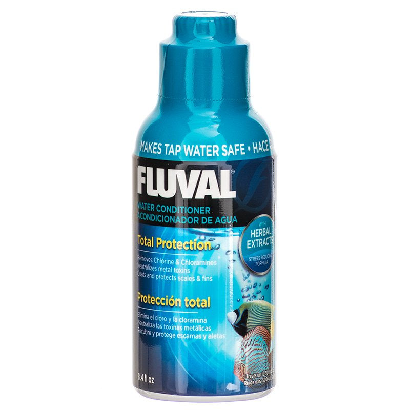 Fluval Water Conditioner with Herbal Extracts Makes Tap Water Safe for Aquariums