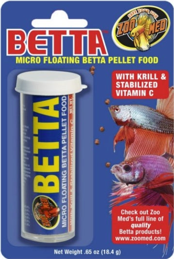 Zoo Med Micro Floating Betta Pellets Fish Food
