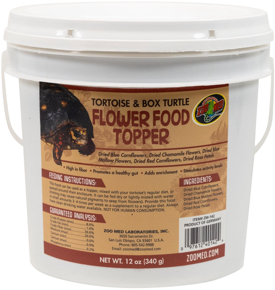 Zoo Med Tortoise and Box Turtle Flower Food Topper