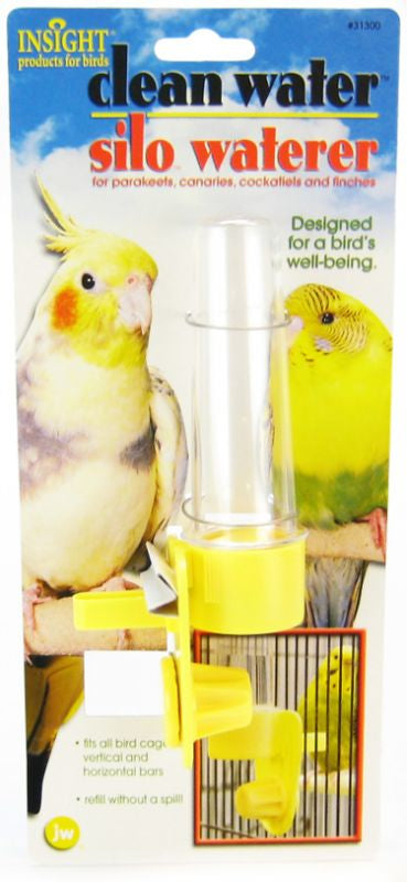 JW Pet Insight Clean Water Silo Waterer for Birds