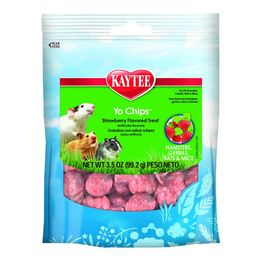 Kaytee Fiesta Yogurt Chips for Small Animals Strawberry