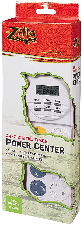Zilla 24/7 Digital Timer Power Center