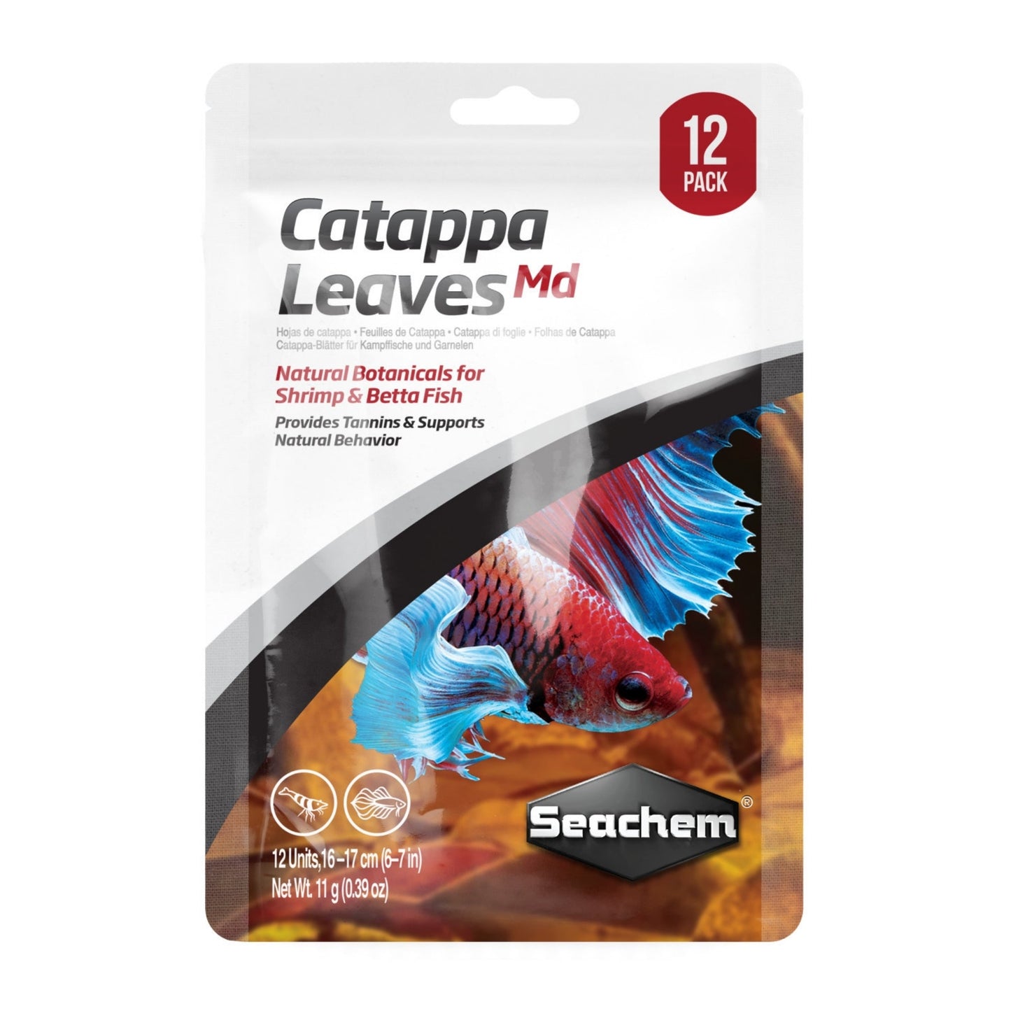 Seachem Laboratories Catappa Water Conditioner Tea Bags 1ea/MD, 12 pk