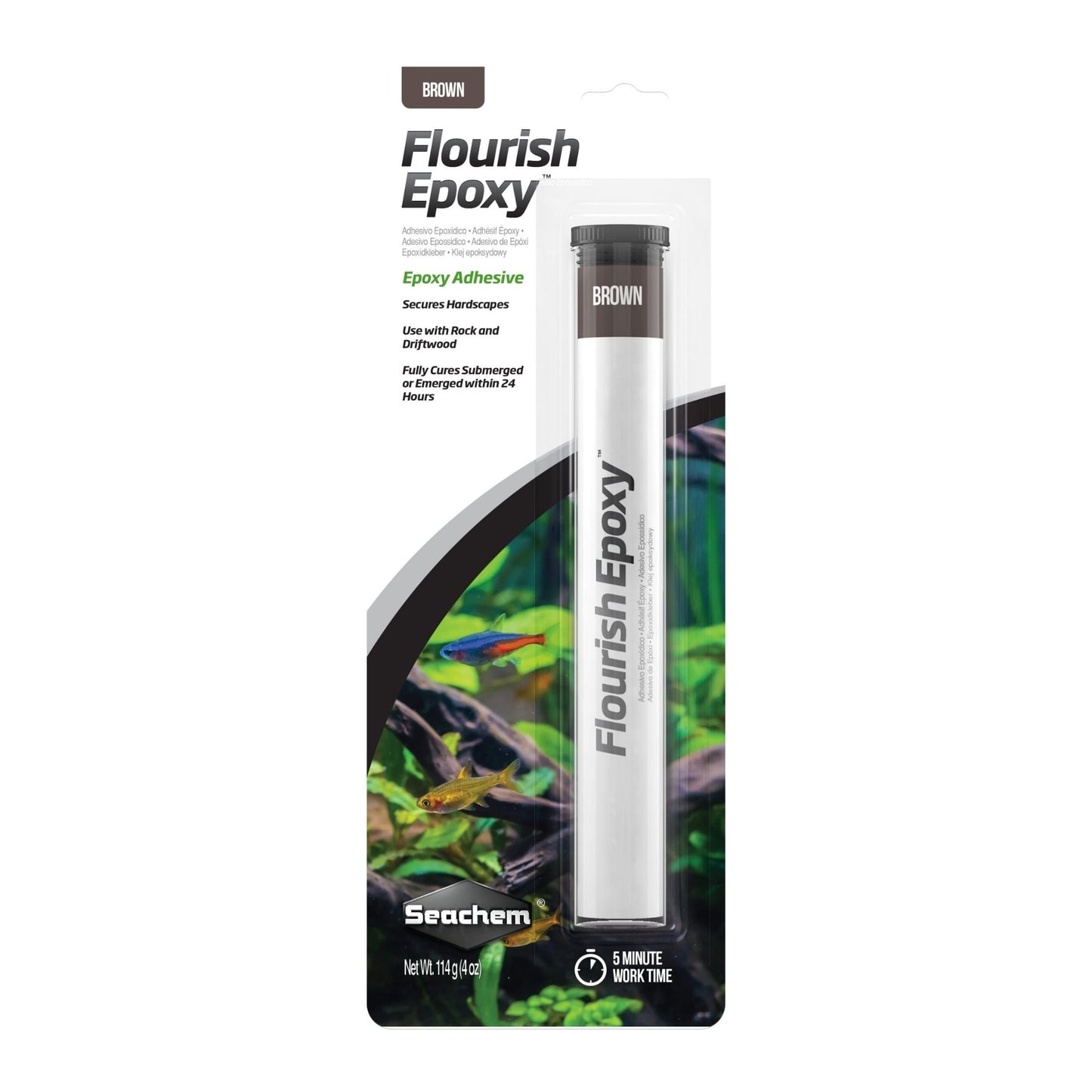 Seachem Laboratories Flourish Epoxy Brown, 1ea/4 oz.