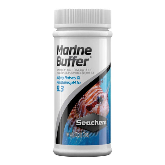 Seachem Laboratories Marine Buffer Saltwater Aquarium Water Treatment 1ea/1.8 oz.