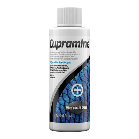 Seachem Laboratories Cupramine Copper Treatment 1ea/3.4 fl. oz.