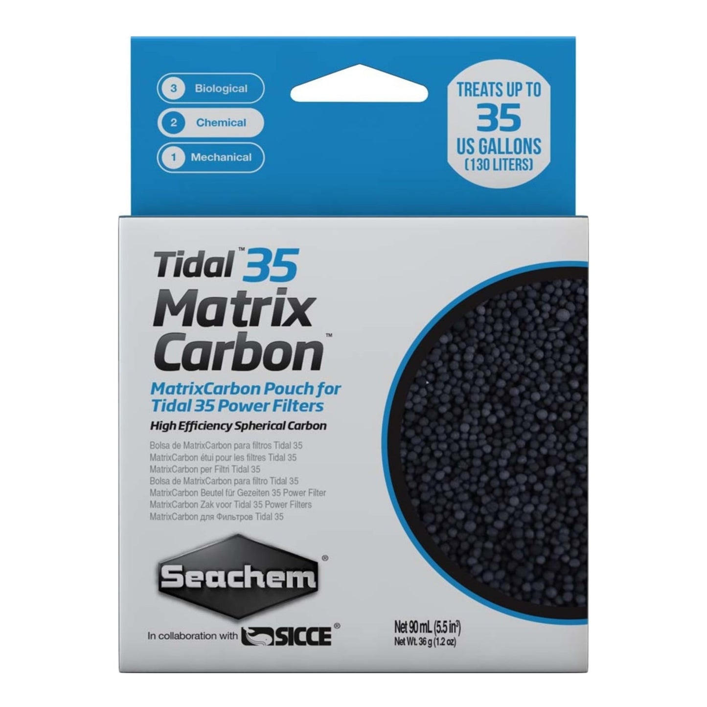 Seachem Laboratories Tidal Matrix Activated Carbon Media 1ea/30 ml