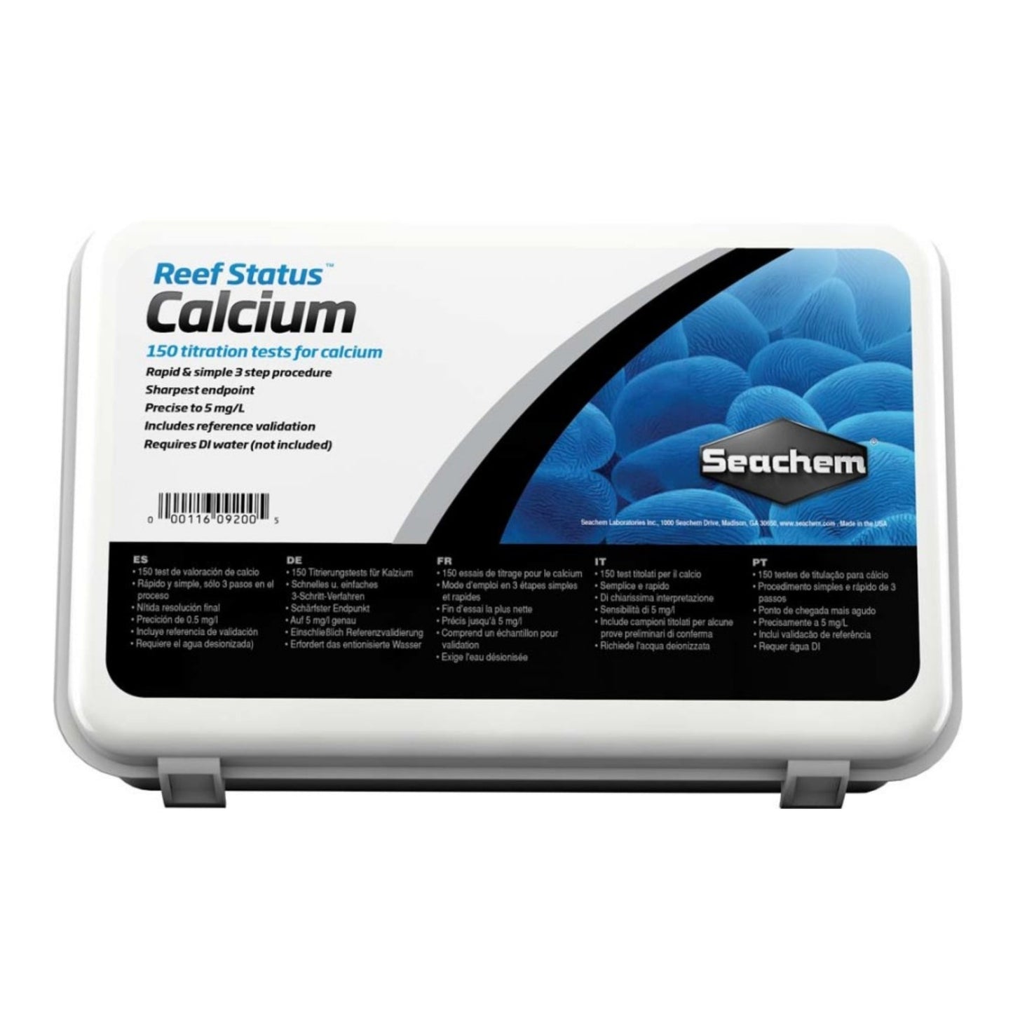 Seachem Laboratories Reef Status Calcium Test Kit 1ea