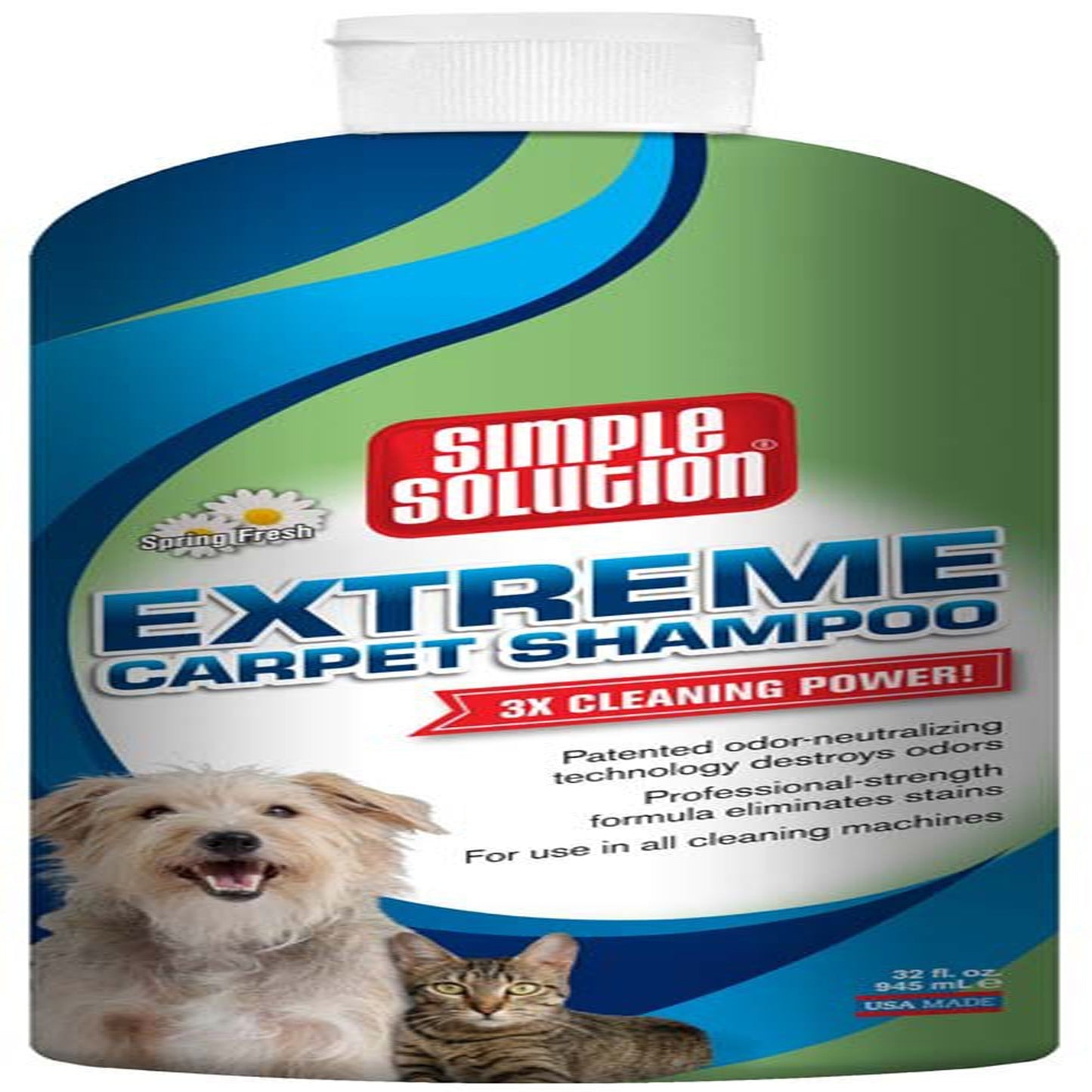 Simple Solution Extreme Carpet Shampoo Flip Top 1ea/32 fl oz