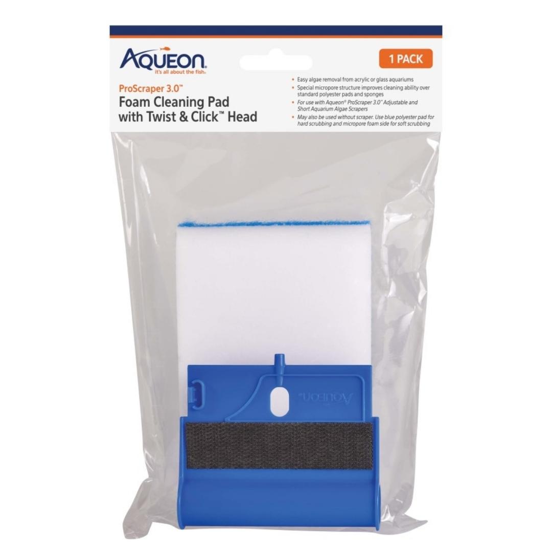 Aqueon ProScraper 3.0™ Foam Cleaning Pad & Twist & Click™ Head 1ea/One Size