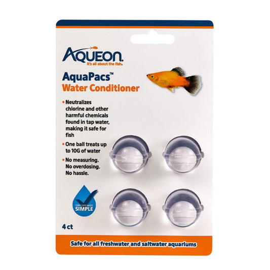 Aqueon AquaPacs Water Conditioner 6ea/4 pk, 10 gal