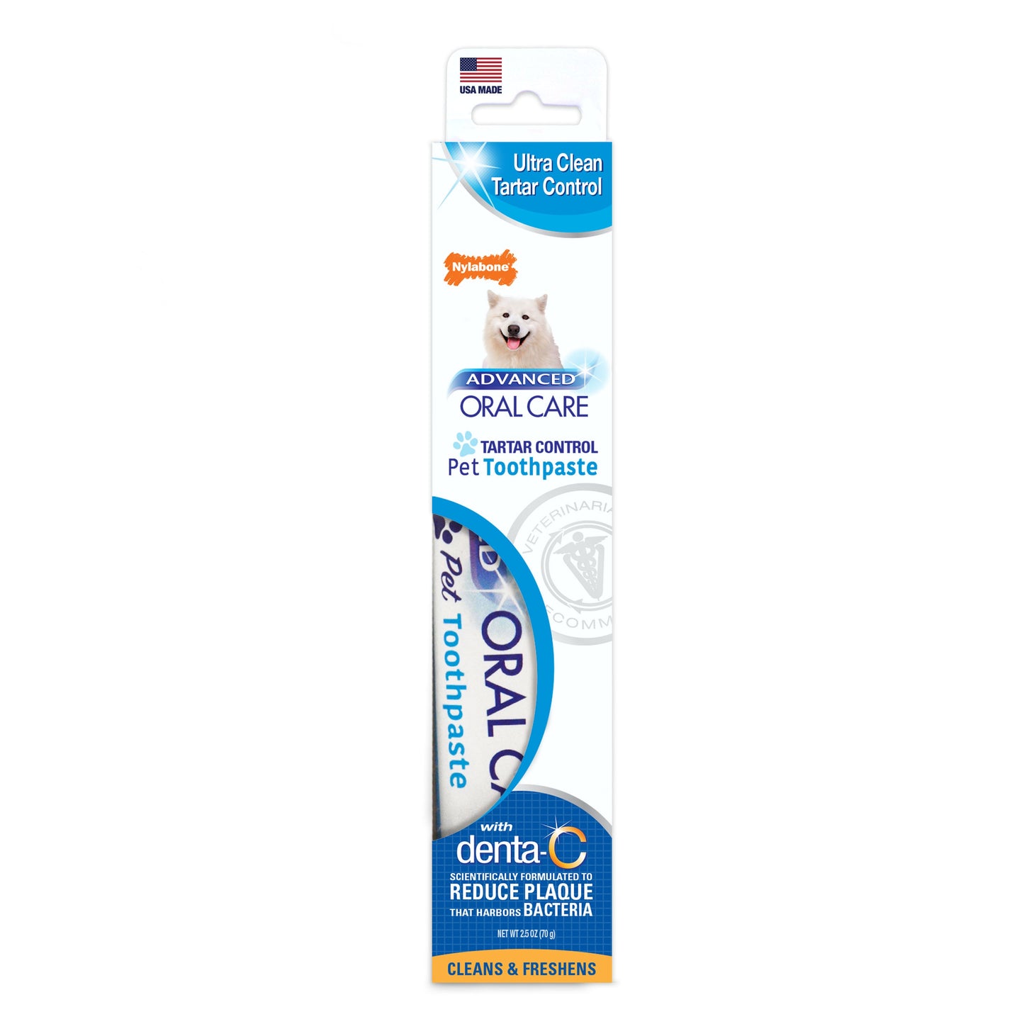 Nylabone Advanced Oral Care Tartar Control Dog Toothpaste Original 1ea/2.5 oz